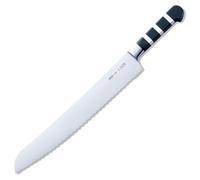 Lame de 32 cm, acier X50CrMoV15, dureté de 56 HRC, finition noire