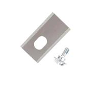 Lame De Coupe-herbe En Acier Inoxydable, Lame De Coupe Avec Kit De Vis De Remplacement, Compatible Avec Dreame, Accessoires De Tondeuse À Gazon(Silver 18pcs)