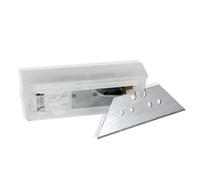 EDMA 199255 Lame de Cutter Grand Trapèze, Lot de 10, Argent