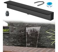 Lame de déversoir pour Cascade extérieure, idéale pour Fontaine, Bassin, Jardin, terrasse ou rocaille. Kit de Cascade Facile à Installer pour l'aménagement paysager.
