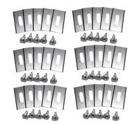 Lame De Rechange For Tondeuse, Compatible Avec Automower 310, 420, 315X | Raccord De Coupe De Rechange, 18 À 30 Pièces En Option For L'entretien Des Tondeuses À Gazon(30pcs SILVER)