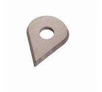 Bahco Lame de grattoir 625 – forme de poire, carbure