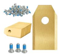 Lame de rechange pour robot tondeuse Ecovacs Goat G1/O800/O1000/O1200/O1600 [Lot de 30 lames + 30 vis] Phonillico®