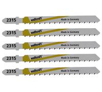 WOLFCRAFT Lot de 5 Lames de scie sabre Bosch HSS - 7,5 cm G