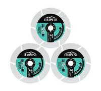 Lame de Scie à Métaux Diamantée - 3pcs 75mm x 10mm Disque à Découper les Métaux pour Coupe Tubes D'acier,Barres D'armature,Acier Inoxydable,Fer,Meuleuse D'angle Disque de Coupe,LEKOMESH