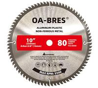 Lame de scie à métaux non ferreux en aluminium 80T de 25,4 cm avec mandrin de 15,2 mm, mise à niveau TCG