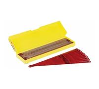 Stanley Lame de scie à métaux 0-15-906 Rubis HSS Molybdène 10 dents - Carte 2 lames