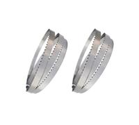 Lame de scie à ruban 2020x16x0.5mm 79-1/2 "x 0.63" x 0.02 "4 TPI à ruban alimentaire for la coupe de viande de poisson congelé 2 paquets