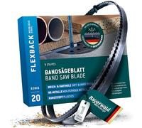 Lame de scie à ruban en acier à outils Bayerwald - 2240 x 16 x 0.65 x 4 / Bois, métaux non ferreux, plastique, tôles fines/bande de scie adaptée à Elektra beckum BAS 315