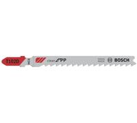 Bosch Lame de scie sauteuse Bosch T 102 D, Clean pour PP Quantité:5