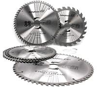 Lame de Scie Circulaire 230 x 30 mm 24 Dents pour Bois, Hêtre, Bois Équarri et Profilé, Plastique - Compatible avec Bosch, Metabo, Einhell, Güde Säge Kapp, Scie Circulaire de Table