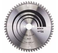 Bosch Lame de scie circulaire Optiline Wood OP WO B 250 x 30 x 3,2 mm 60 dents au carbure