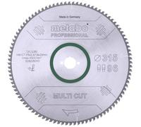 Lame de scie circulaire au carbure Metabo HW/CT 315X30 96 FZ/T 628226000 315 x 30 x 1.8 mm Nombre de dents: 96 1 pc(s)