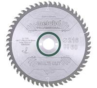 Lame de scie circulaire au carbure Metabo multi cut - professional, 216x30, Z60 FZ/TZ, 5°neg. 628083000 216 x 30 x 1.8 mm Nombre