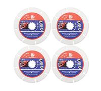 Lame de scie circulaire Carbide Multi Wheel, BRSCHNITT 4pcs 115mm Carbure de Tungstène Couper la Roue pour Bois, Stratifié, Plaque de plâtre, Plastique pour meuleuse d'angle