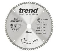 Lame de scie circulaire en bois, 315 mm, 72 dents, carbure de tungstène (TCT)
