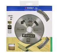 Lame de scie circulaire -Finition - Pour Bois dur, stratifié, parquet -Pour scie radiale Ø: 305 x Ø2: 30 x Z: 96 TIVOLY - XT50514004479