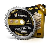 Lame de scie circulaire HM 250 x 30 mm Z40 denture alternée pour bois - Allround. AMBOSS WERKZEUGE Lame de scie 250 mm compatible avec Dewalt DWE 7492 Scheppach HS100S DeWalt DW743N. Holzmann. Atika