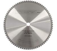 Lame de scie circulaire HM - 355 x 25,4 mm - 80 dents - Universelle - Pour métal et plastique - Lame de scie au carbure pour de nombreuses applications différentes