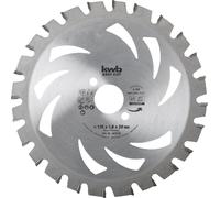 lame de scie circulaire kwb 135 x 20 mm spécialement conçue pour les machines sans fil Lame de scie 24 dents