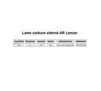 Lame de scie circulaire Leman - 220.600.3040