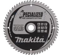 Lame de scie circulaire Makita, SPECIALIZED 190 mm x 20 mm - 60 dents - Laminés