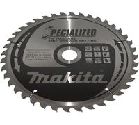 Lame de scie circulaire Makita, SPECIALIZED 270 mm x 30 mm - 40 dents - Bois avec clous