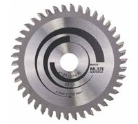 Lame de scie circulaire portative Multi-Material Ø 130 AL 20 mm 42 Dents BOSCH 2608641195