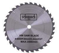 Scheppach Lame de scie HW 405 x 30 x 3,2 mm 32 dents pour scie circulaire à bascule HS410