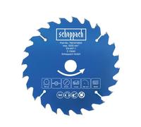 Lame de scie circulaire pour bois disque 165 x 20 x 1 x 1,6 mm 24t Scheppach