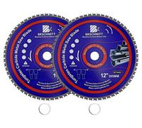 Lame de scie circulaire pour métal, 305 mm, 30/25,4 mm, 60 dents, carbure de tungstène (TCT), lot de 2
