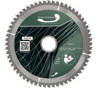 Lame de scie circulaire PRODIAMANT 190 mm pour bois, métal et aluminium avec dents HM TCT