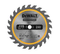 DEWALT Lame de scie circulaire DEWALT TCT/HM pour scies circulaires portatives sans fil, 115x9,5mm, 24WZ DT20420-QZ Quantité:1