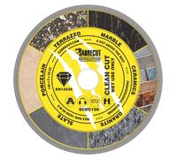Lame de scie circulaire TCT de 150 mm avec collet continu, pour découper des carreaux et des pierres