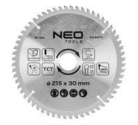 Lame de scie circulaire Widia, 215 x 30 mm, 60 dents, pour aluminium