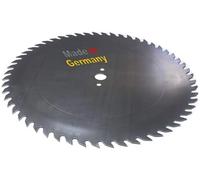Lame de scie CV 500 x 30 mm en acier chrome-vanadium, avec 56 dents de forme "Wolfszahn", pour scies circulaires de table, scies circulaires pendulaires et scies à bois de chauffage. Lame de scie circ