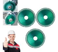 Lame de scie de coupe multifonctionnelle composite, disque indestructible pour meuleuse, lame de scie circulaire diamantée ultra-mince pour meuleuse d'angle, disques de coupe (3 pièce)