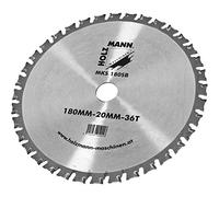 Holzmann Lame de scie circulaire TCT MKS180SB 180 x 1,9/1,6 x 20 mm Z36