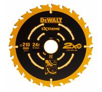 Lame de scie DeWalt Extreme; 210x2,4x30 mm; Z24