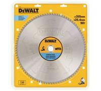 Lame de scie DeWALT EXTREME pour couper l'acier inoxydable, 355 x 25,4 mm, 90 dents DT1922