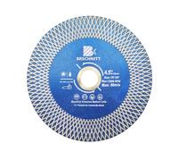 Lame de scie diamant pour carrelage - BRSCHNITT 115 mm Disque de coupe diamant double usage - Pour couper et meuler les carreaux de céramique, la porcelaine, le granit, le marbre