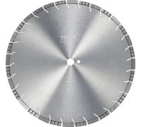 Lame de scie diamantée VEVOR pour béton 45 cm 12 mm Lame de scie segmentée diamantée à dents inclinées, diamètre du trou central 25,4 mm, pour béton, plaques de ciment, carrelages, briques