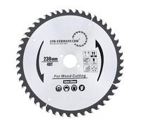 Lame de scie en métal dur 230 x 2,5 x 30 avec 48 dents HM WZ, qualité industrielle conforme à la norme DIN EN 847-1.