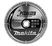 Makita Lame de scie circulaire B-67240 – T.C.T Efficut, 260 x 30 mm, 80 dents