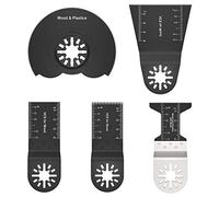 Lame de Scie Oscillante 5Pcs, Outil Oscillante Lames de Scie universelle Multifonctions, Accessoires d'outils Oscillants Multifonctions à Libération Rapide pour Coupe General Multi-Tool
