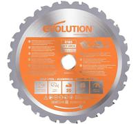 Lame de scie polyvalente Evolution RAGE 185mm TCT 20 dents