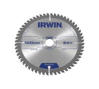 Lame de scie pour aluminium Irwin; 160x2 5x20 0 mm; Z56; -6°