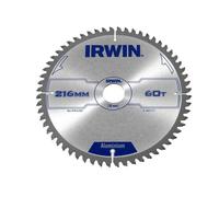 Lame de scie pour aluminium Irwin; 216x2 5x30 0 mm; Z60; -6°