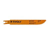 Lame de scie sabre -Multi directionnelle -Pour bois, MDF, bois avec clous, métal, matériaux composites, Epoxy -Attache universelle double / L: 150 / H: 130 / Droite TIVOLY - XT505820109