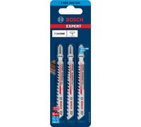 Lame de scie sauteuse BOSCH Expert pour bois dur - T 114 DHM - 100 mm - Carte de 3 - 2608900541